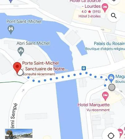 Chez Marie Et Didier 1 Minute A Pied Du Sanctuaire De Guest house Lourdes